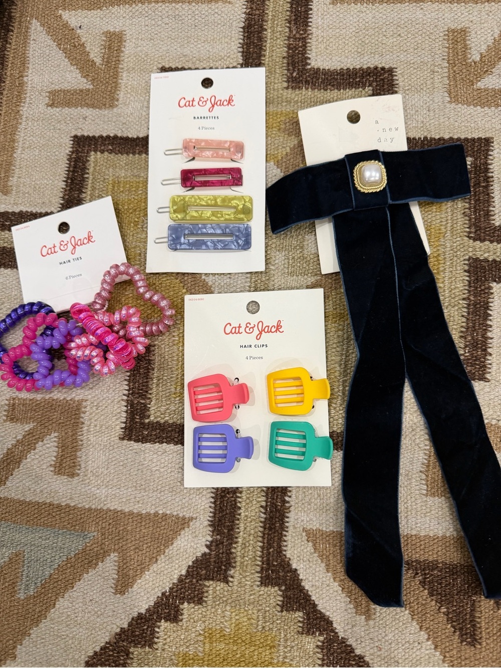 Cat & Jack Kids Hair Clip Set - Multi-Color Fashion Accessories